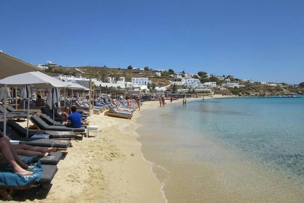 Villa Mykonian Beauty à Platis Yialos Extérieur photo